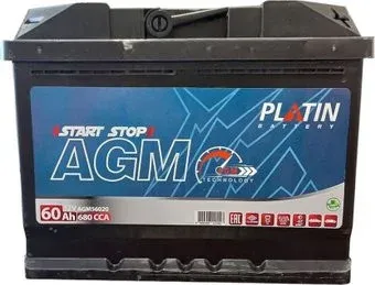 Platin AGM 680A R+ (60 А·ч)
