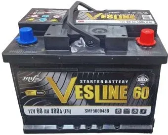 Vesline 480A R+ низ. (60 А·ч)