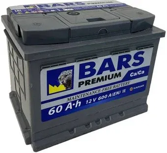 BARS Premium 60 R+ (60 А·ч)