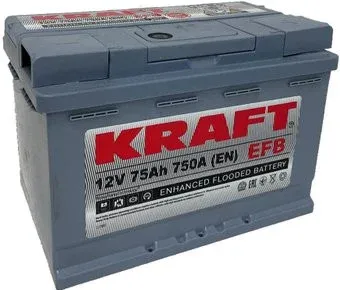 KRAFT EFB 75 R+ (75 А·ч)
