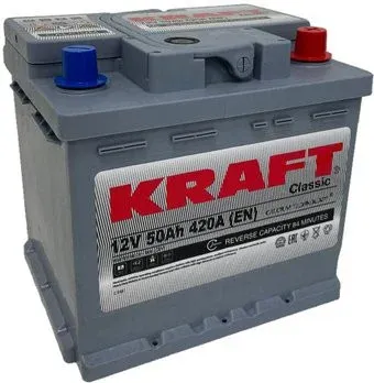 KRAFT Classic 50 R+ (50 А·ч)