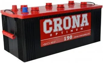Crona 6СТ-190е узкий (190 А·ч)