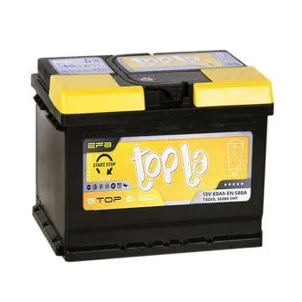 Topla 60 Ah - 112060 - EFB Stop & Go R+ (60 А·ч)