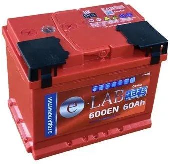 E-Lab 6СТ-60L+ EFB (60 А·ч)