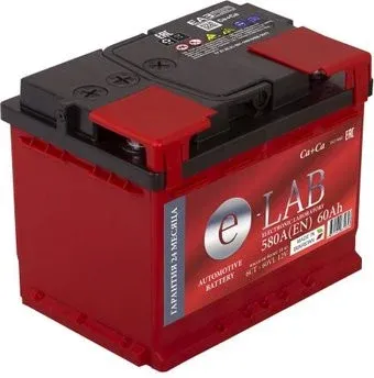 E-Lab 6СТ- 60L (60 А·ч)