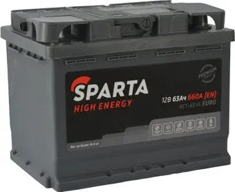 Sparta High Energy 6CT-63 VL Euro (63 А·ч)