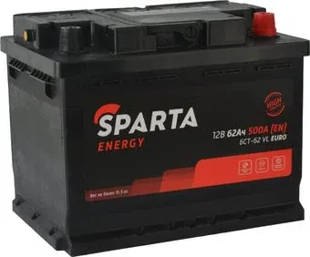 Sparta Energy 6CT-62 VL Euro (62 А·ч)