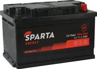 Sparta Energy 6CT-74 VL Euro (74 А·ч)