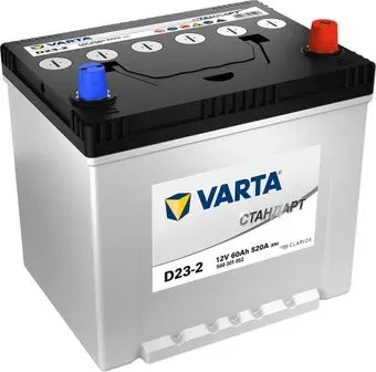 Varta Стандарт D23-2 6СТ-60.0 VL 560 301 052 (60 А·ч)