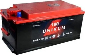 Unikum 6СТ-190 АПЗ п.п. крышка KAMINA (190 А·ч)