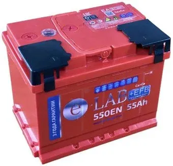 E-Lab 6СТ-55R + EFB (55 А·ч)