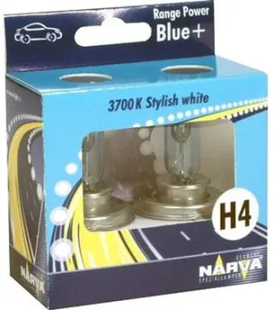 Narva H4 Range Power Blue+ 2шт [48677RPB]