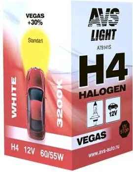 AVS Vegas H4 12V 60/55W 1шт [A78141S]