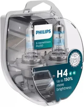 Philips H4 X-tremeVision Pro150 2шт