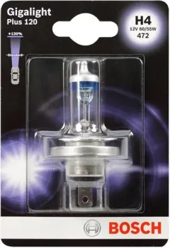 Bosch H4 Gigalight Plus 120 blister 1шт