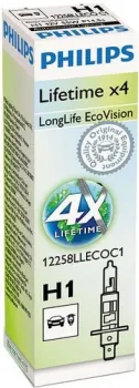 Philips H1 LongLife EcoVision 1шт [12258LLECOC1]