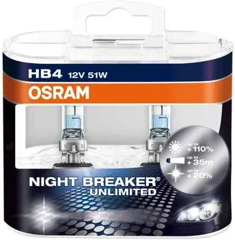 Osram HB4 Night Breaker Unlimited 2шт [9006NBU-HCB]