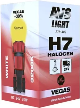 AVS Vegas H7 24V 70W 1шт [A78144S]