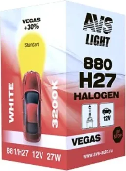 AVS Vegas H27/881 12V 27W 1шт [A78216S]