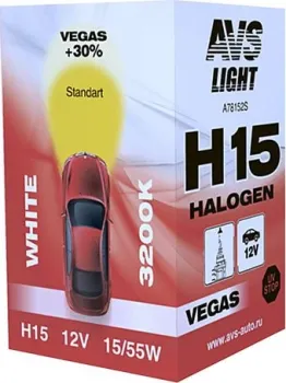 AVS Vegas H15 12V 15/55W 1шт [A78152S]
