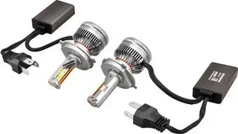 Skyway H4 P43t 12V 170W 15000Лм вентилятор + драйвер SENATOR PRO 6500К (2 шт)