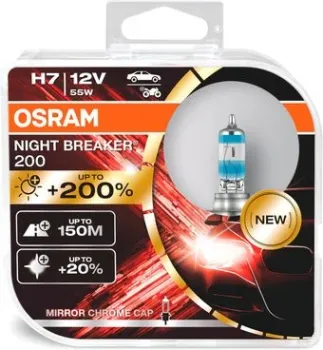 Osram Night Breaker 200 H7 64210NB200-HCB (пластиковый бокс, 2 шт)