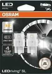 Osram W21/5W LEDriving Amber 2шт