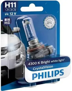 Philips H11 CrystalVision Blister 1шт