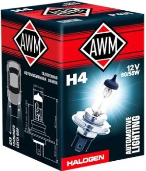 AWM H4 12V 60/55W P43T 1шт