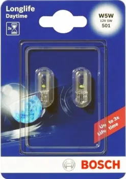 Bosch W5W Longlife Daytime 2шт