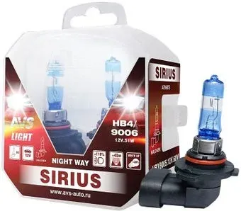 AVS Sirius Night Way HB4/9006 2шт