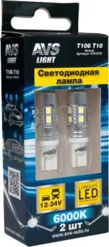 AVS W5W T106 2шт