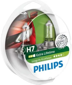 Philips H7 LongLife EcoVision 2шт
