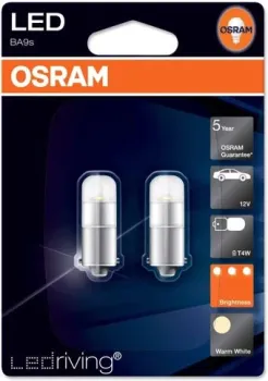 Osram BA9s LEDriving Warm White 2шт [3850WW-02B]