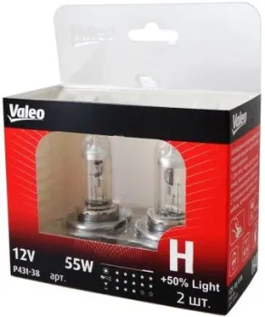 Valeo H1 +50% Light 2шт [32602]