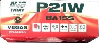 AVS Vegas P21W(BA15S) 12V 1шт [A78180S]