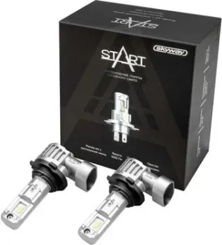 Skyway HB4 (9006) P22d 12V 40W 5000Лм компакт START 6000К (2 шт)