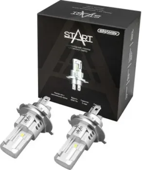Skyway H4 P43t 12V 40W 5000Лм компакт START 6000К (2 шт)