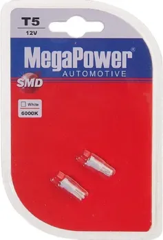 MegaPower T5 6000K 2шт