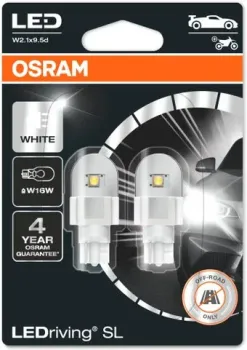 Osram LEDriving SL W16W White 921DWP-02B (блистер, 2 шт)