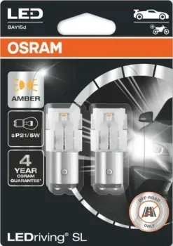 Osram P21/5W LEDriving Amber 2шт