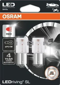 Osram P21W LEDriving SL Red 2шт