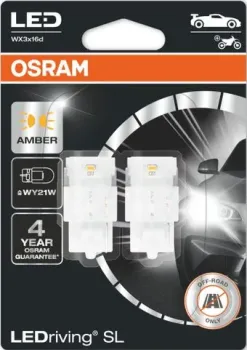 Osram WY21W LEDriving Amber 2шт