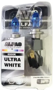 AVS Alfas Ультра-белый 6000К H11+T10 2+2шт
