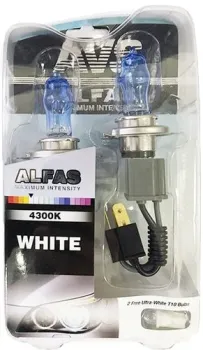 AVS Alfas +130% 4300K H4+T10 2+2шт