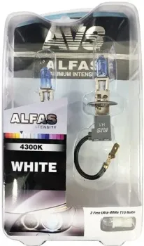 AVS Alfas +130% 4300K H1+T10 2+2шт