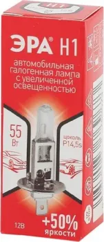 ЭРА H1 12V 55W +50% 1шт