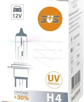 SVS H4 12V 60/55W P45T Standard +30% 1шт