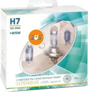 SVS H7 55W+W5W Intensive+130% Ver.2.0 2+2шт