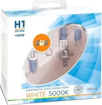 SVS H1 55W+W5W White 5000K Ver.2.0 2+2шт